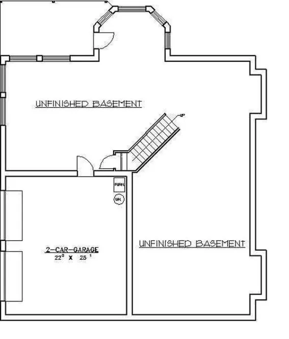 Basement Plan for House Plan #455202