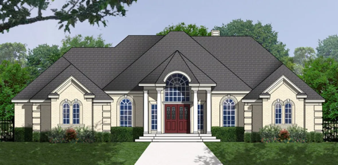 Full Rendering for House Plan #449412