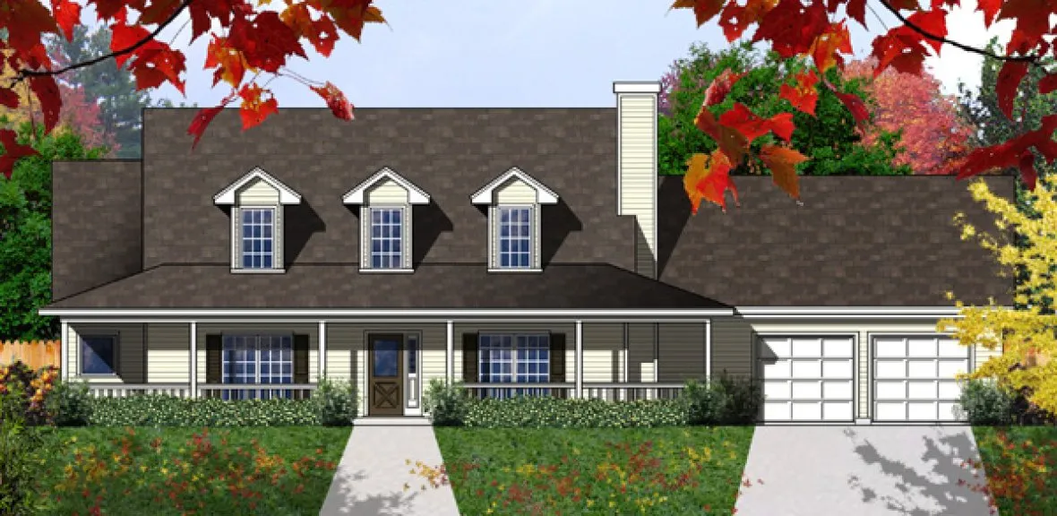 Full Rendering for House Plan #449712
