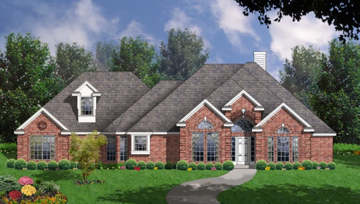 Full Rendering for House Plan #440422