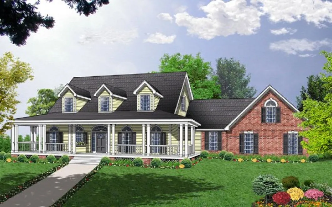 Full Rendering for House Plan #447242