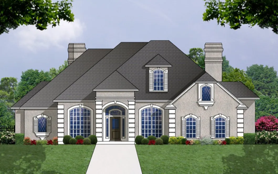 Full Rendering for House Plan #448152