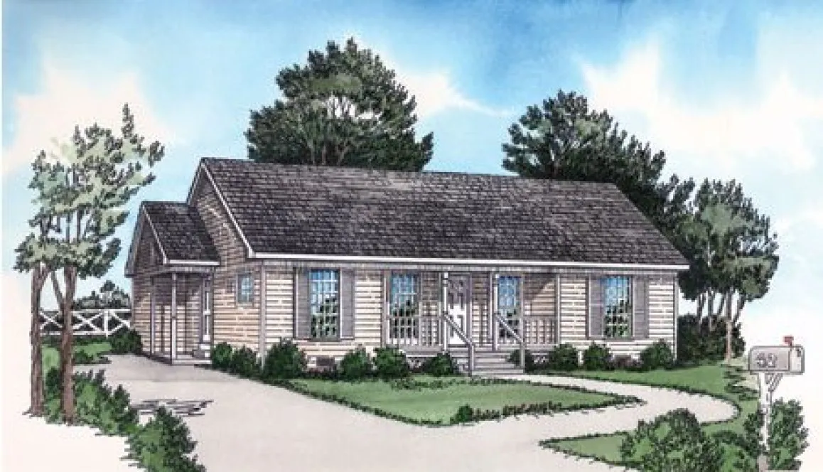 Full Rendering for House Plan #404001