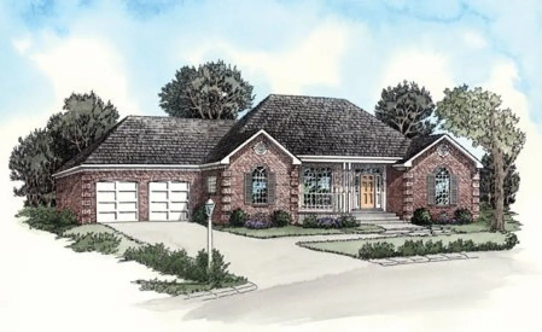 Full Rendering for House Plan #405001