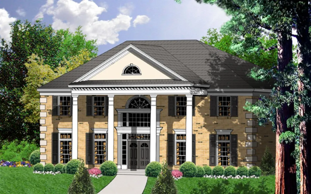 Full Rendering for House Plan #440413