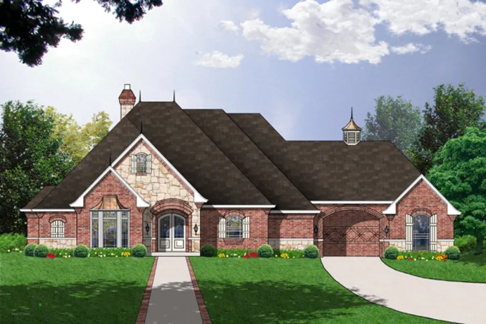 Full Rendering for House Plan #449363