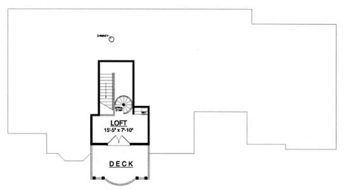 Third Floor Plan for House Plan #447963