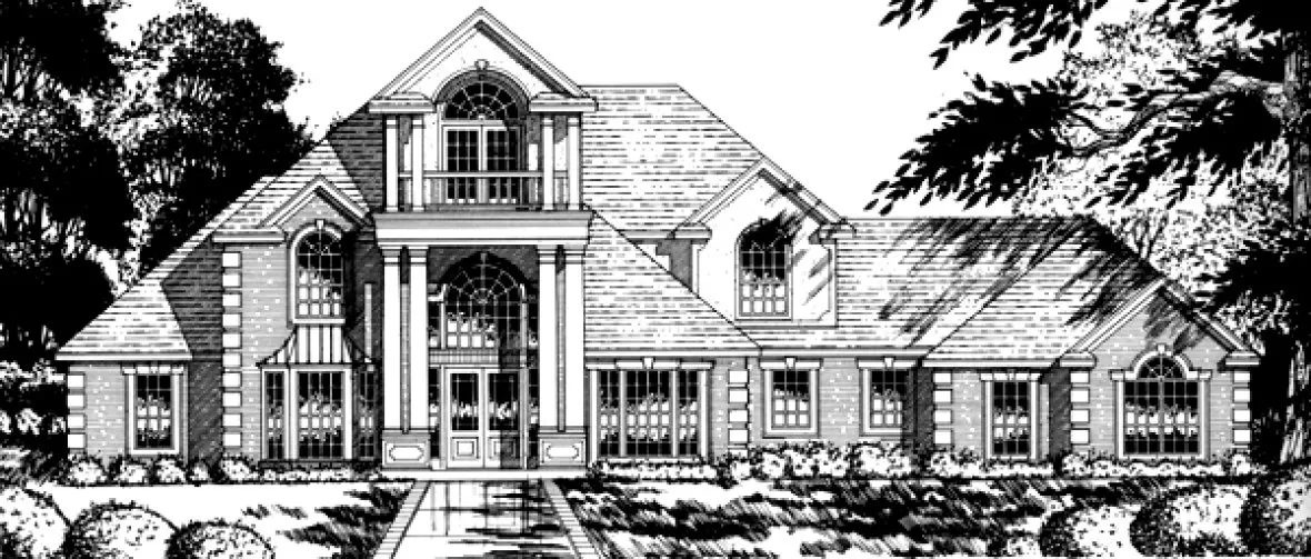 Full Rendering for House Plan #447963