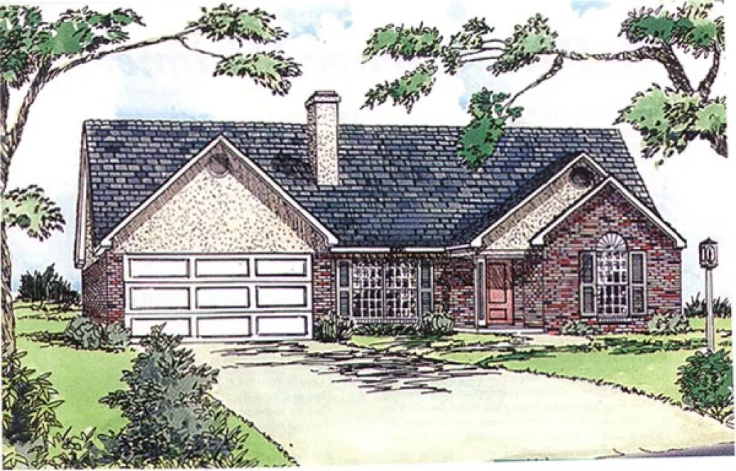 Full Rendering for House Plan #401211