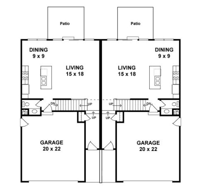 Main Floor Plan for House Plan #350213