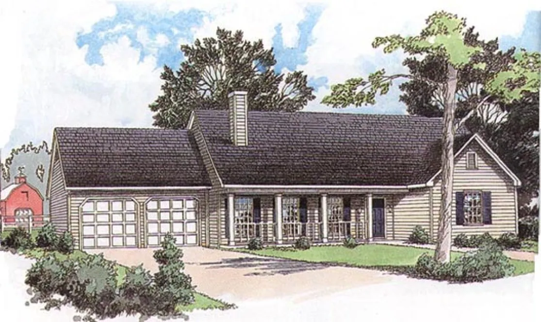 Full Rendering for House Plan #405121