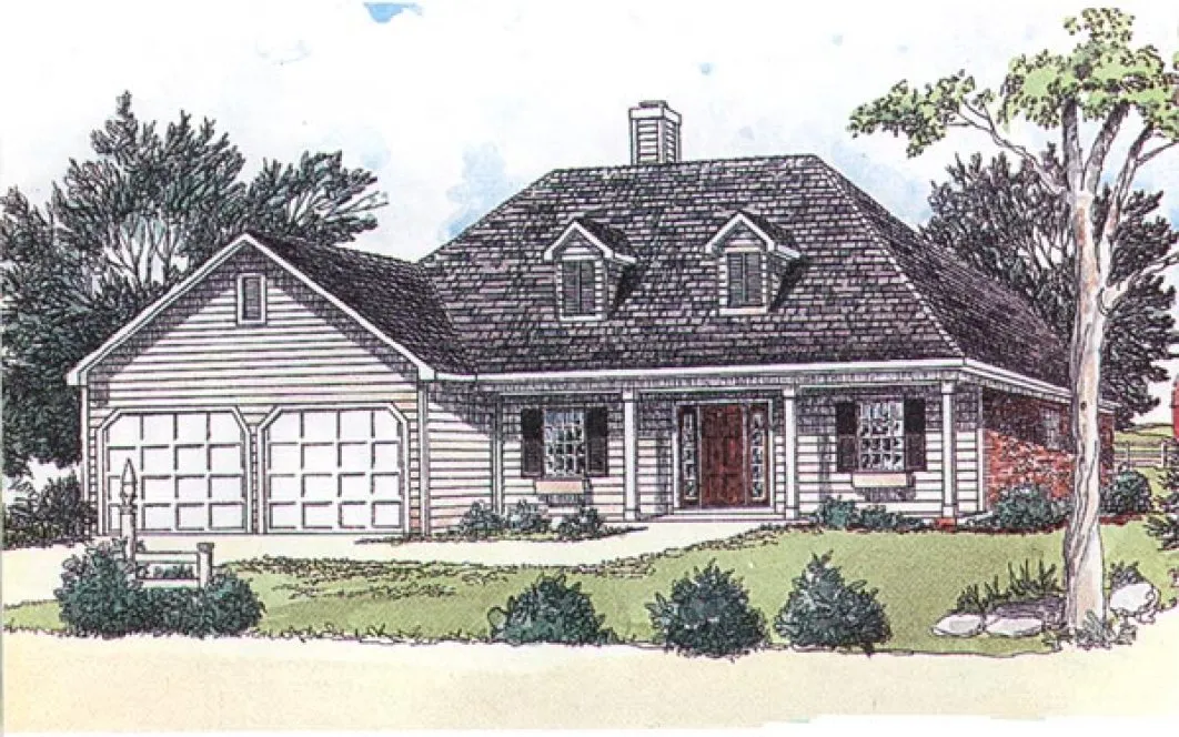 Full Rendering for House Plan #406121