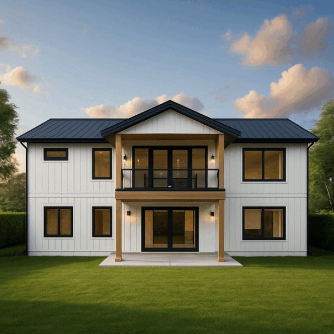 Rear Elevation for House Plan #806461