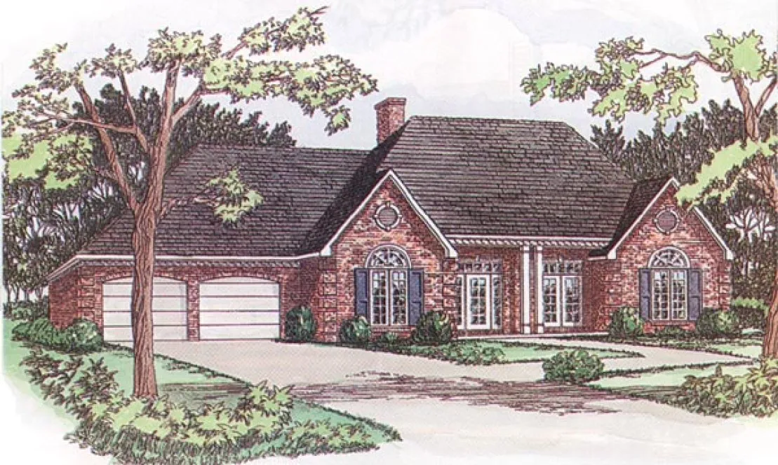 Full Rendering for House Plan #401131