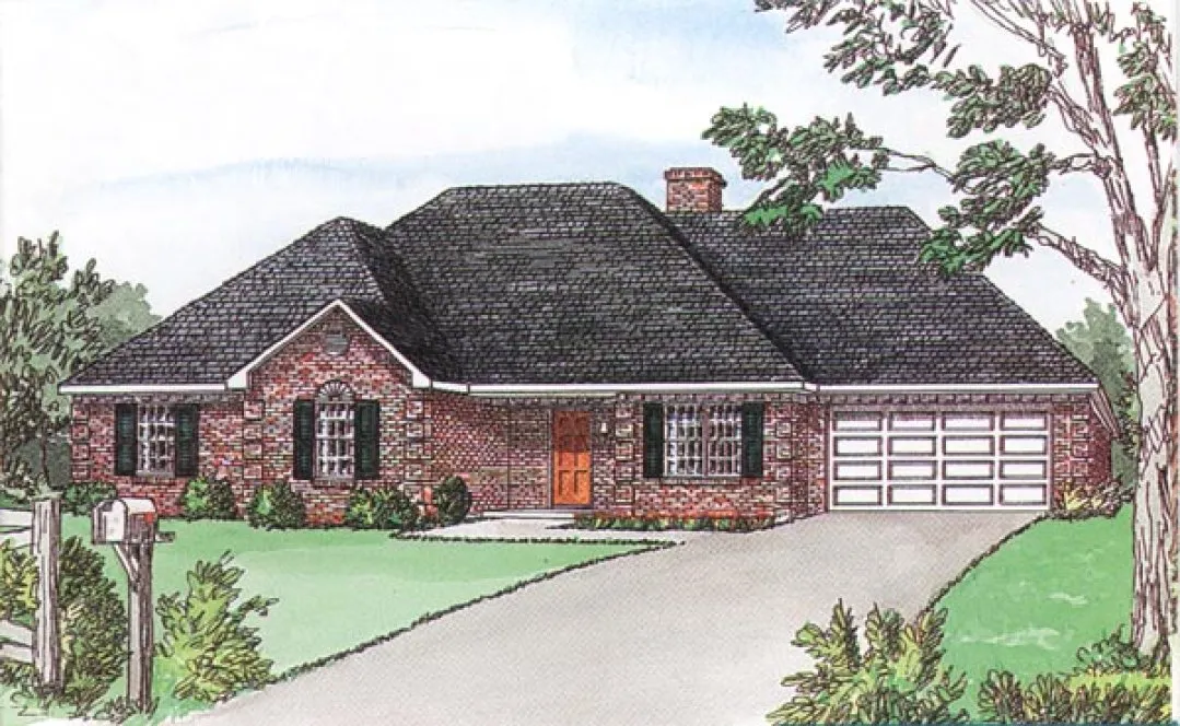 Full Rendering for House Plan #405041