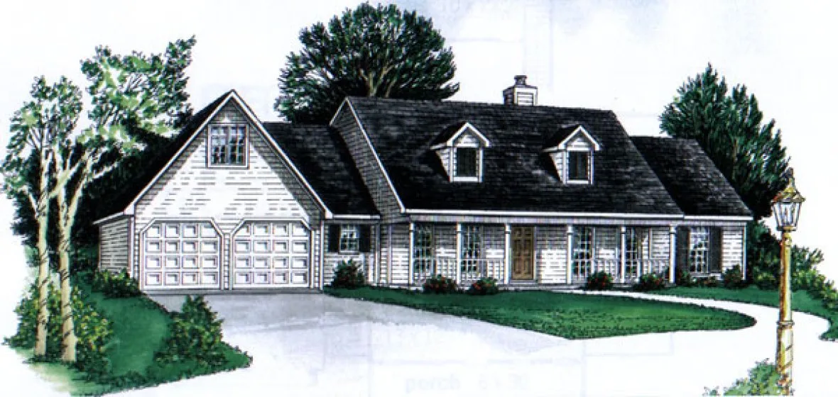 Full Rendering for House Plan #406041
