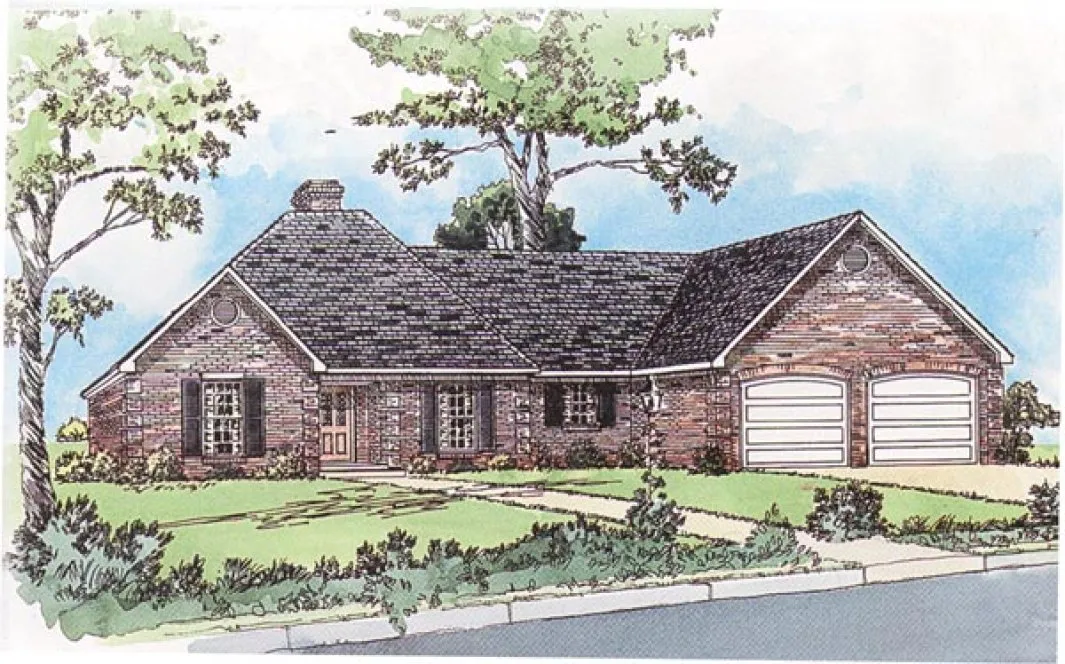 Full Rendering for House Plan #400161