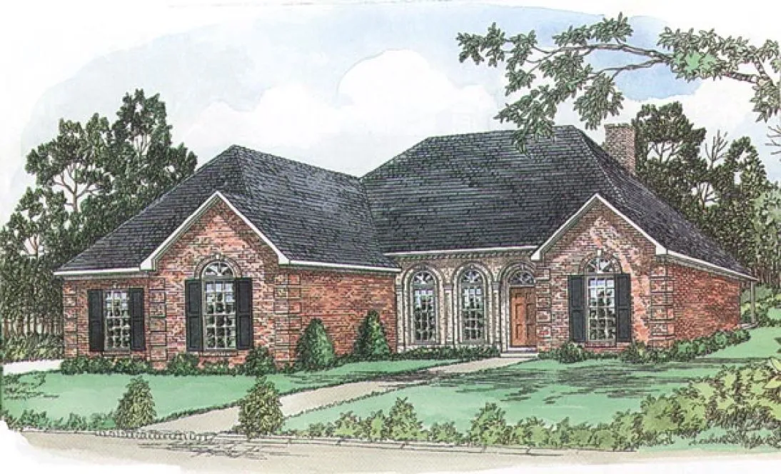 Full Rendering for House Plan #402216