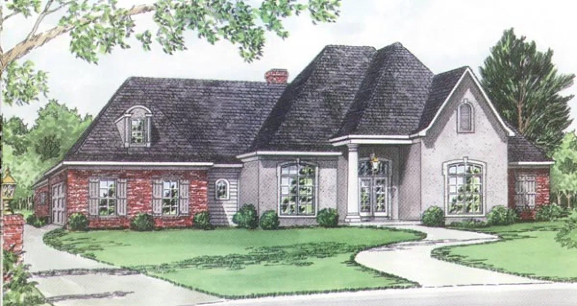 Full Rendering for House Plan #400241