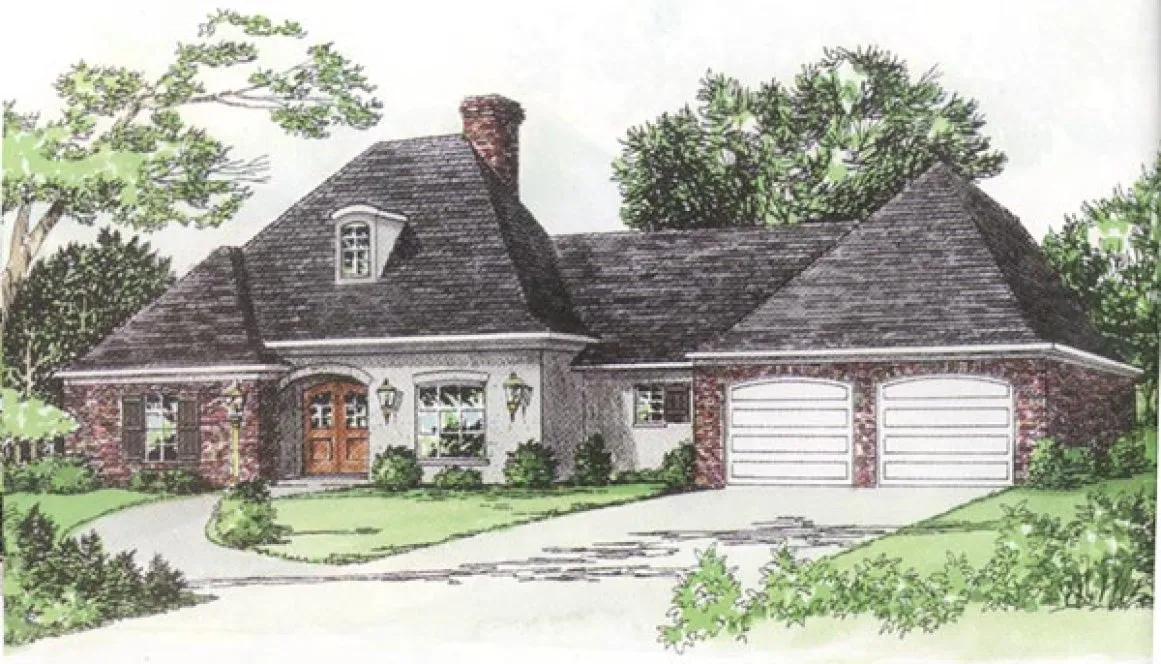 Full Rendering for House Plan #403161