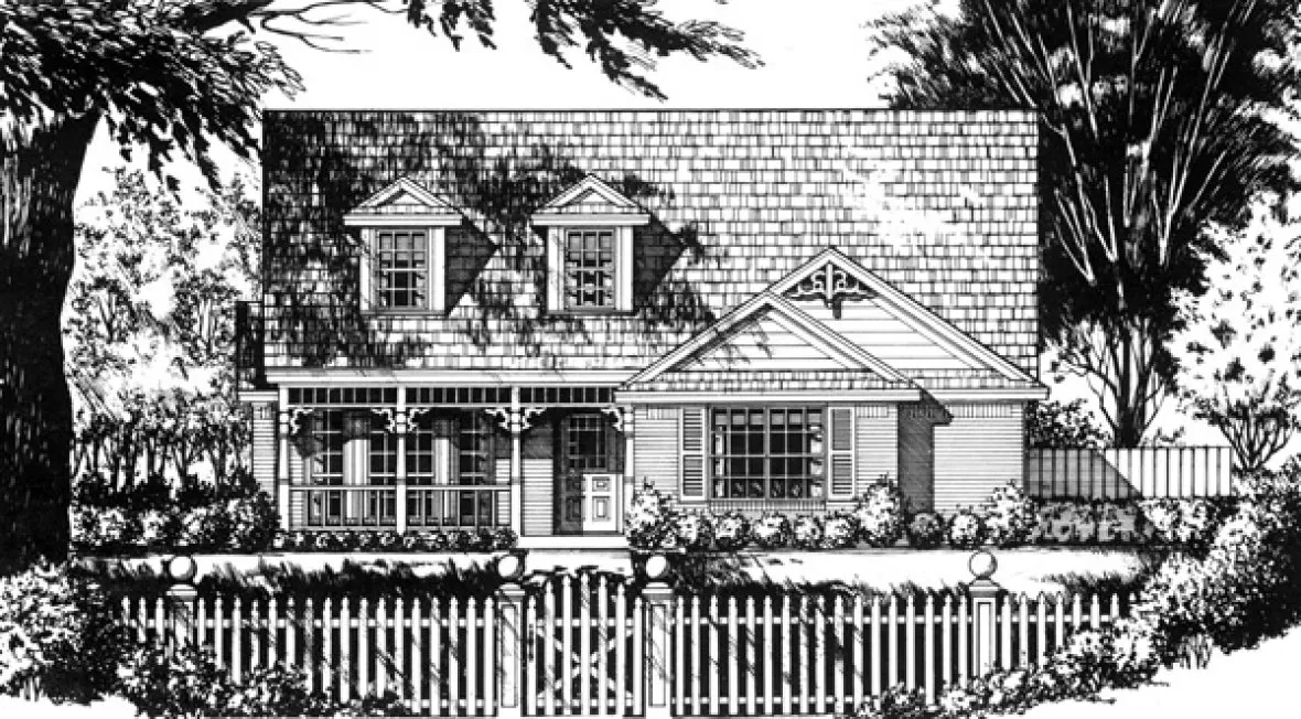 Full Rendering for House Plan #446422