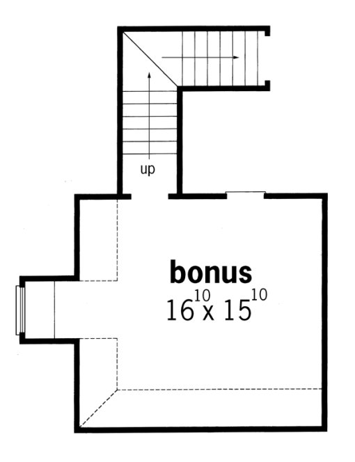 Second Floor Plan for House Plan #408161