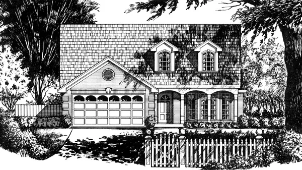 Full Rendering for House Plan #444822