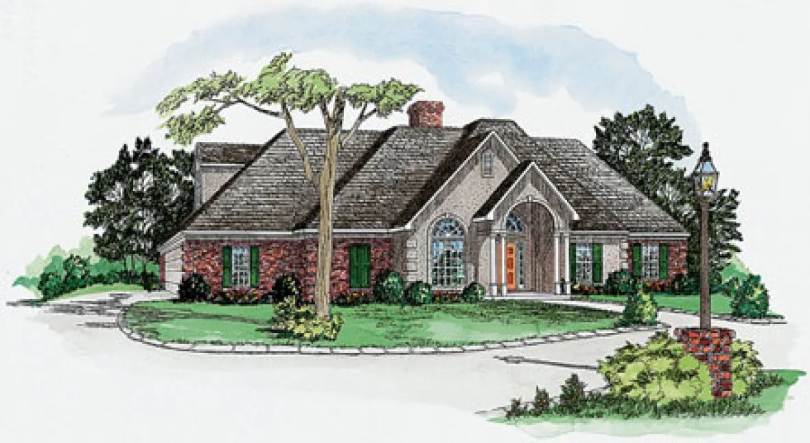 Full Rendering for House Plan #403261