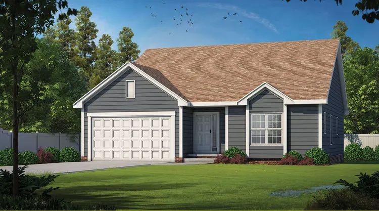 Full Rendering for House Plan #156241