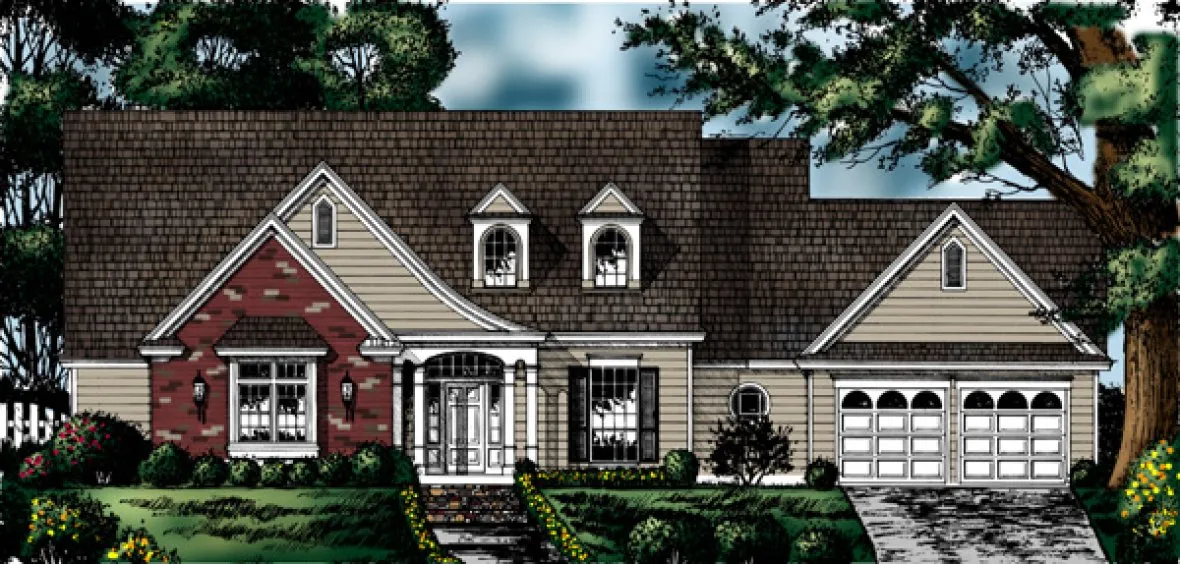 Full Rendering for House Plan #440932