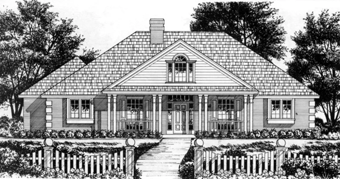 Full Rendering for House Plan #441142
