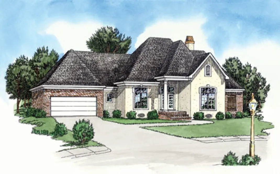 Full Rendering for House Plan #407261