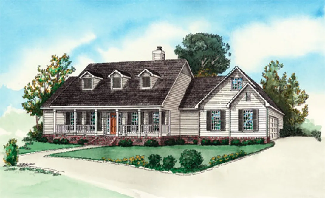 Full Rendering for House Plan #409261
