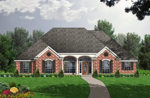 Full Rendering for House Plan #444582