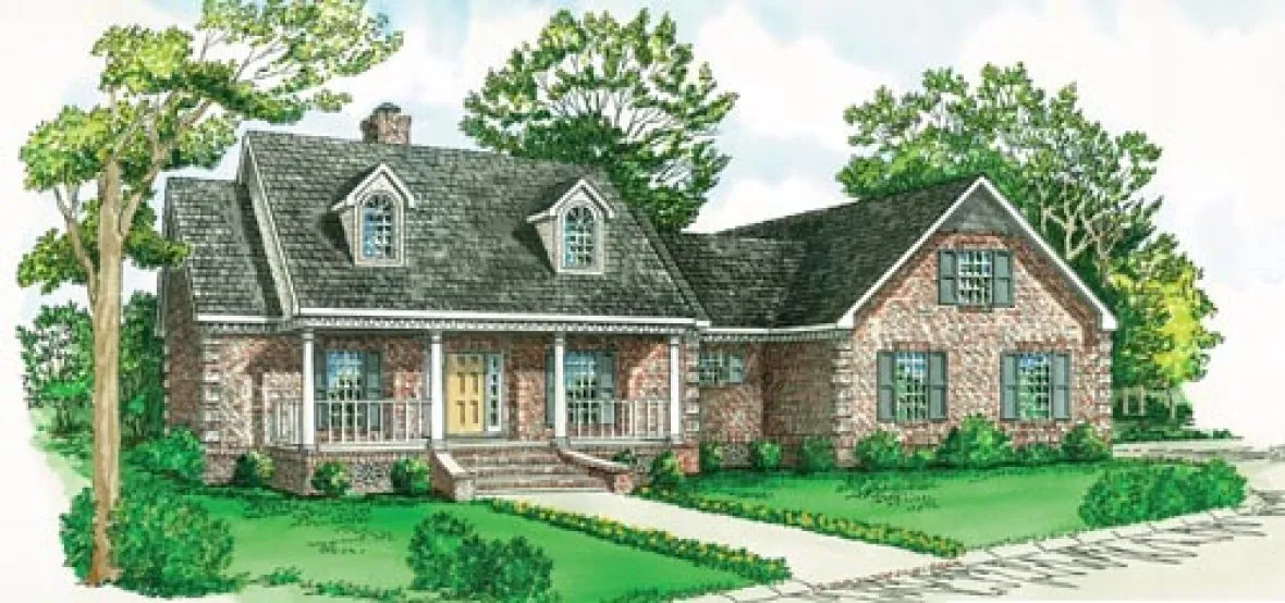 Full Rendering for House Plan #400171