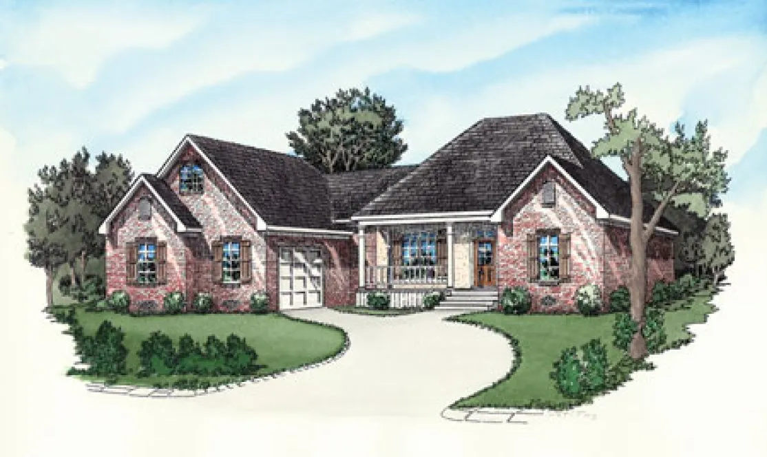 Full Rendering for House Plan #403171