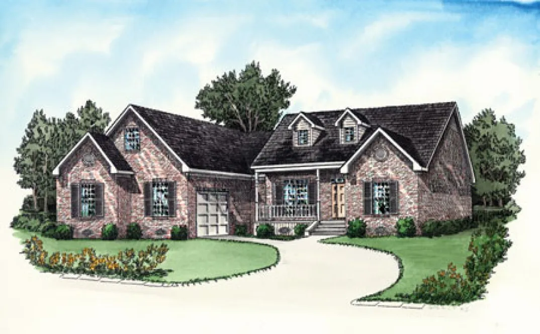 Full Rendering for House Plan #405171