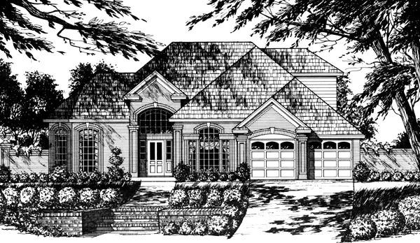 Full Rendering for House Plan #440772
