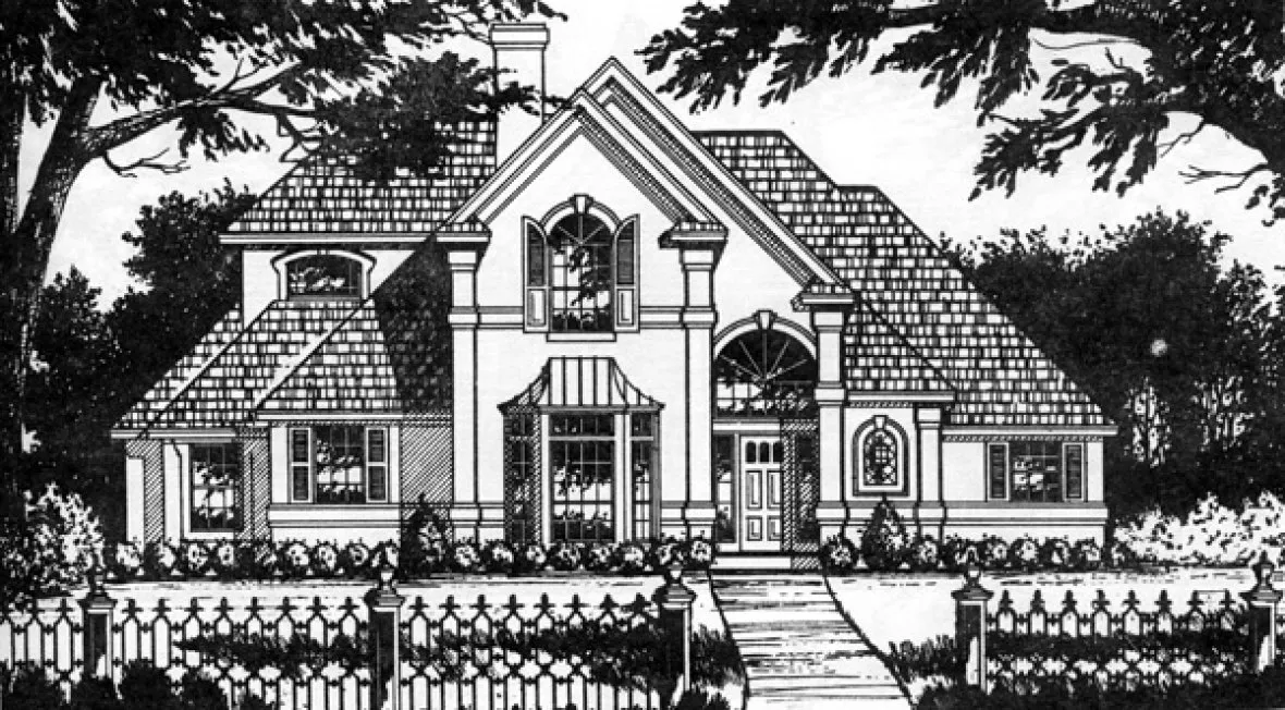 Full Rendering for House Plan #442552