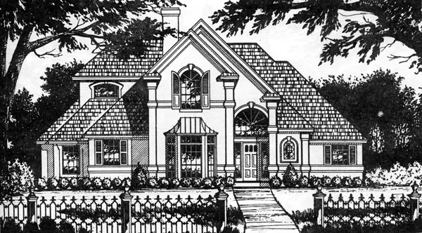 Full Rendering for House Plan #442552