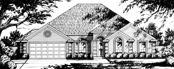 Full Rendering for House Plan #442352