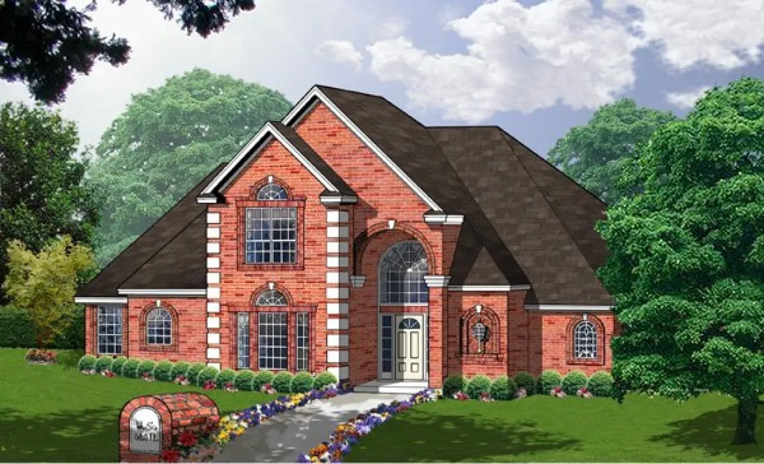Full Rendering for House Plan #442225