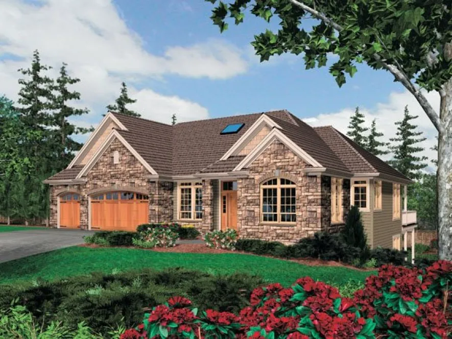 Full Rendering for House Plan #320231