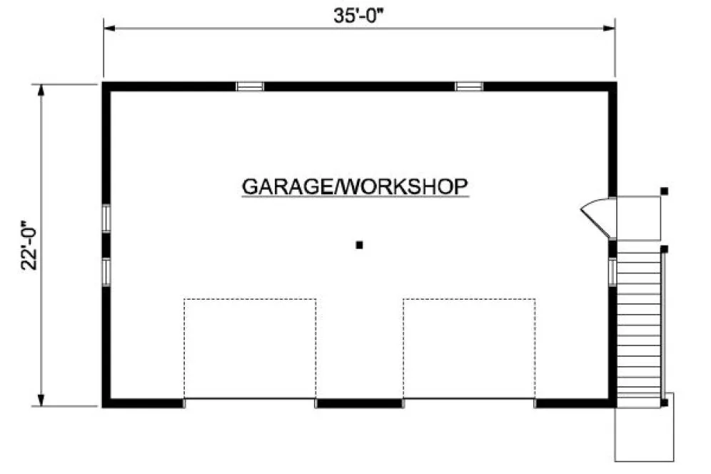 Main Floor Plan for House Plan #461201