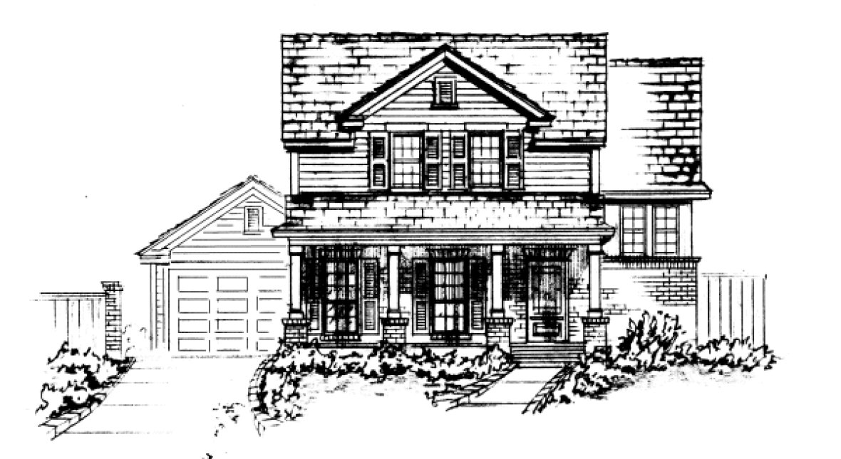 Full Rendering for House Plan #479000