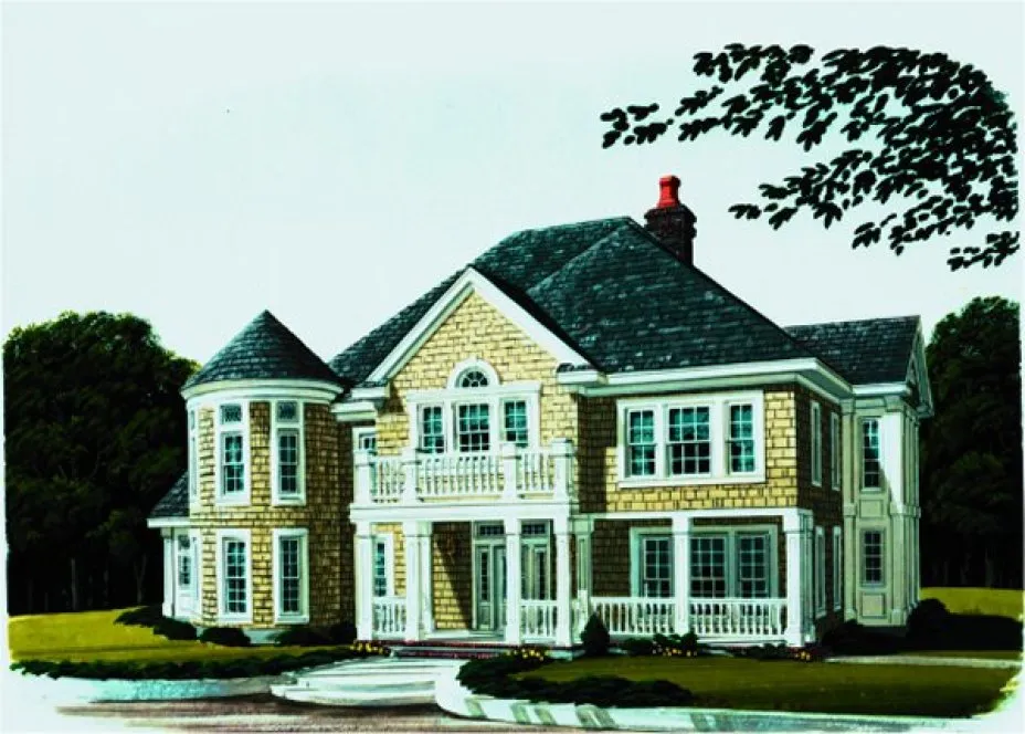 Full Rendering for House Plan #473200