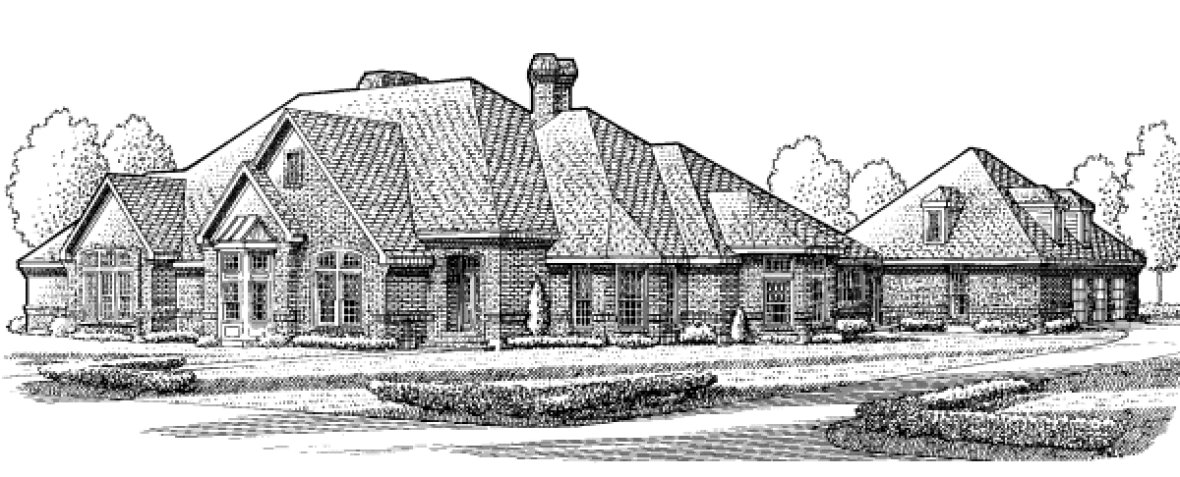 Full Rendering for House Plan #472600