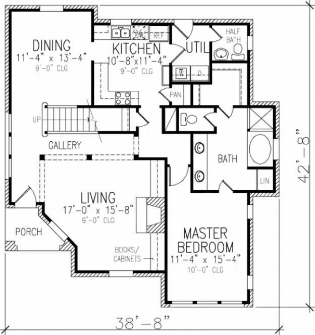 Main Floor Plan for House Plan #471800