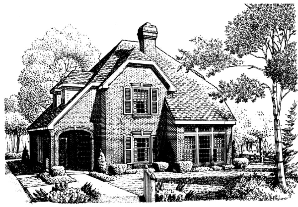 Full Rendering for House Plan #471800