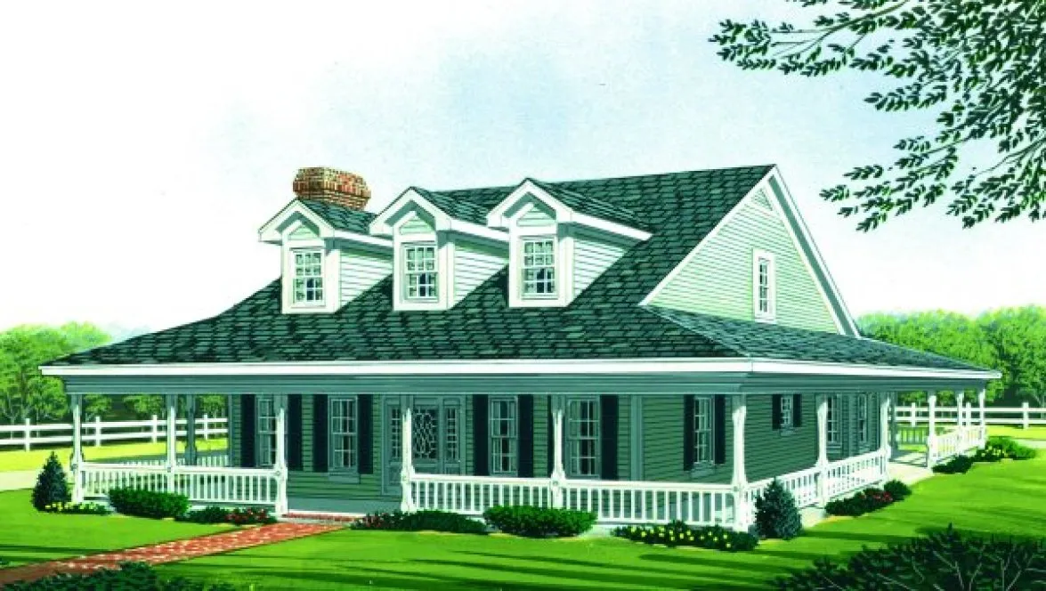 Full Rendering for House Plan #478800